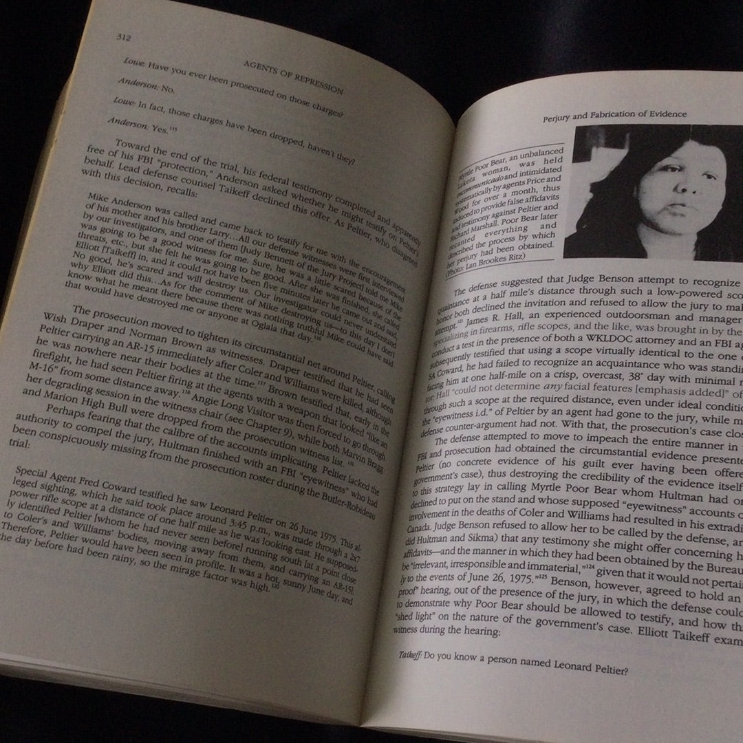 'Agents of Repression, the FBI's Secret Wars Against the Black Panther Party and the American Indian Movement' by Ward Churchill and Jim Vader Wall