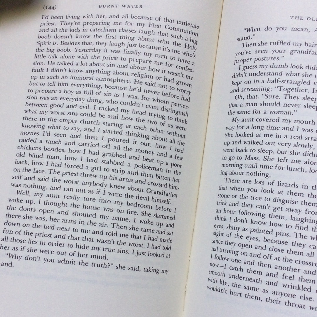 'Burnt Water' by Carlos Fuentes