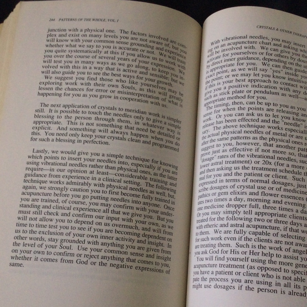 'Patterns of the Whole, Vol. 1, Healing & Quartz Crystals, A Journey With Our Souls' by John D. Rea