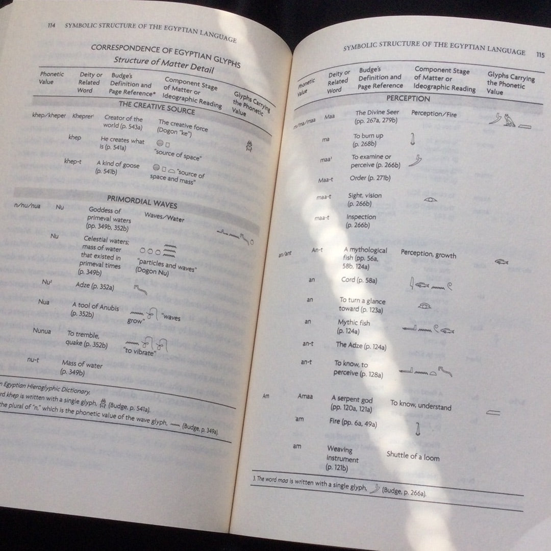 'Sacred Symbols of the Dogon, the Key to Advanced Science in the Ancient Egyptian Hieroglyphs' by Laird Scranton