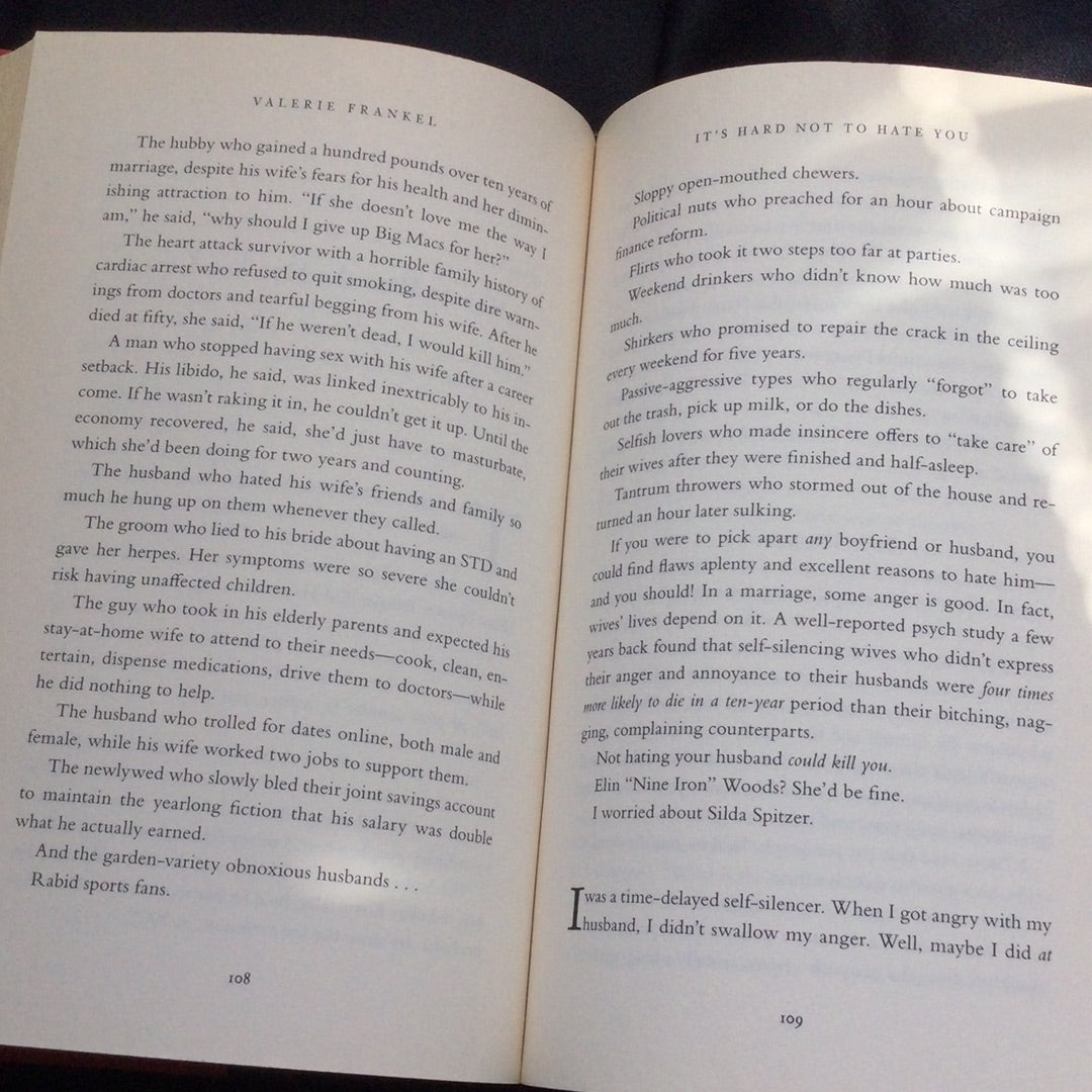 'It's Hard Not to Hate You' by Valerie Frankel