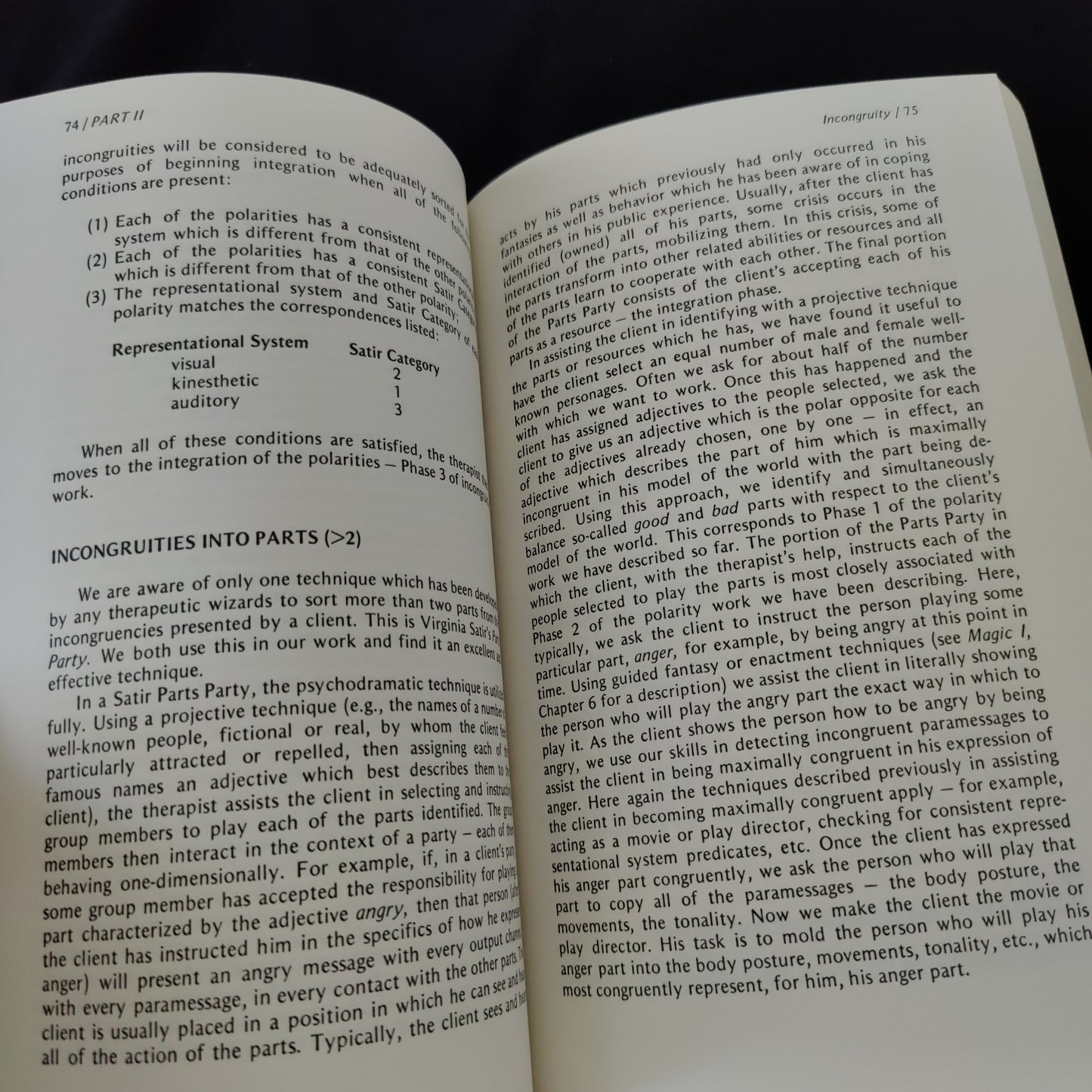 'The Structure of Magic II' by John Grinder & Richard Bandler