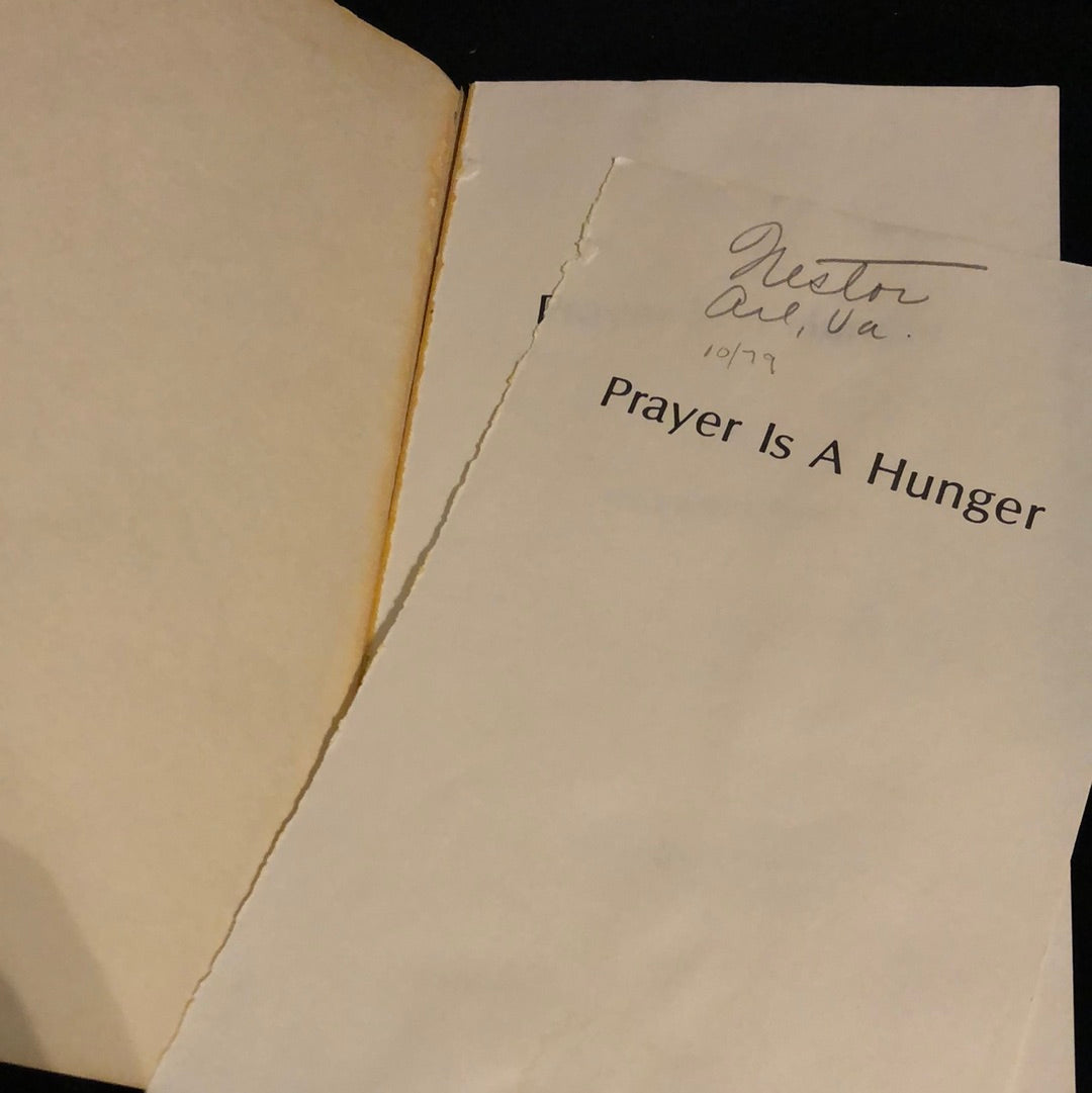 ‘Prayer Is A Hunger’ by Edward Farrell