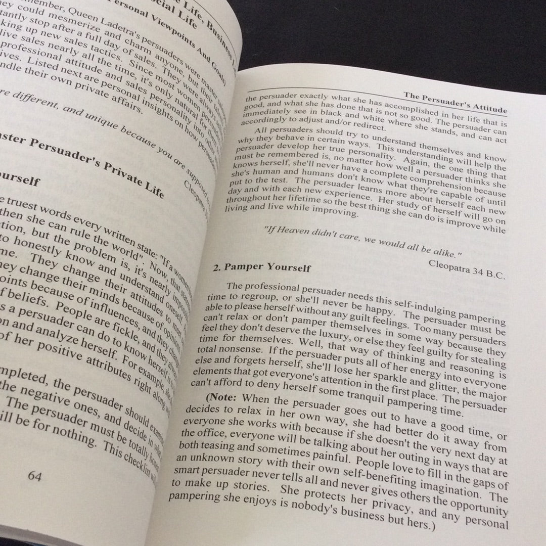 ‘Cleopatra’s Secrets of Negotiation & Persuasion for Women’ by J.W. Pickens