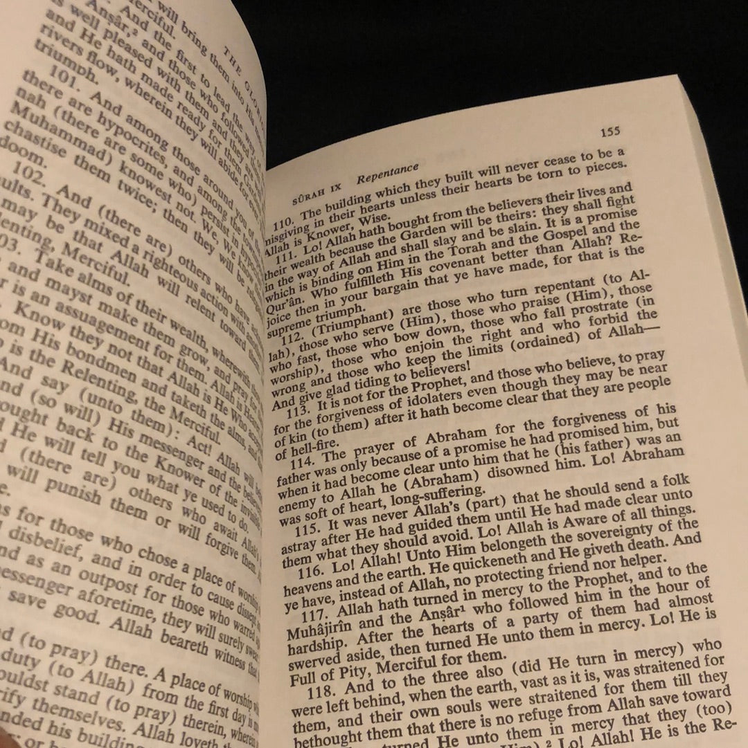 ‘The Meaning of the Glorious Koran’ translation by Mohammed Marmaduke Pickthall