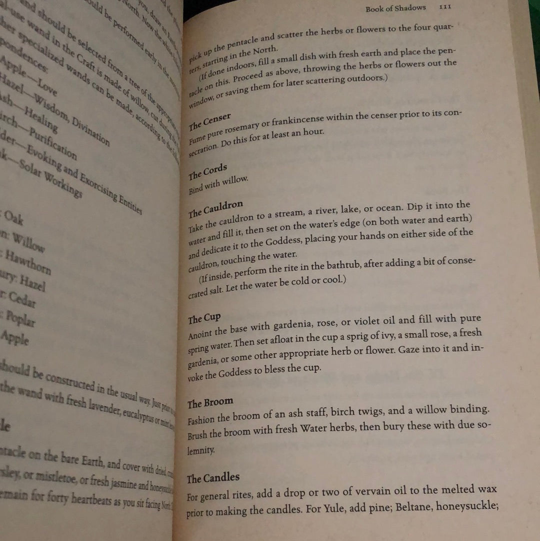 ‘Book of Shadows’ by Scott Cunningham