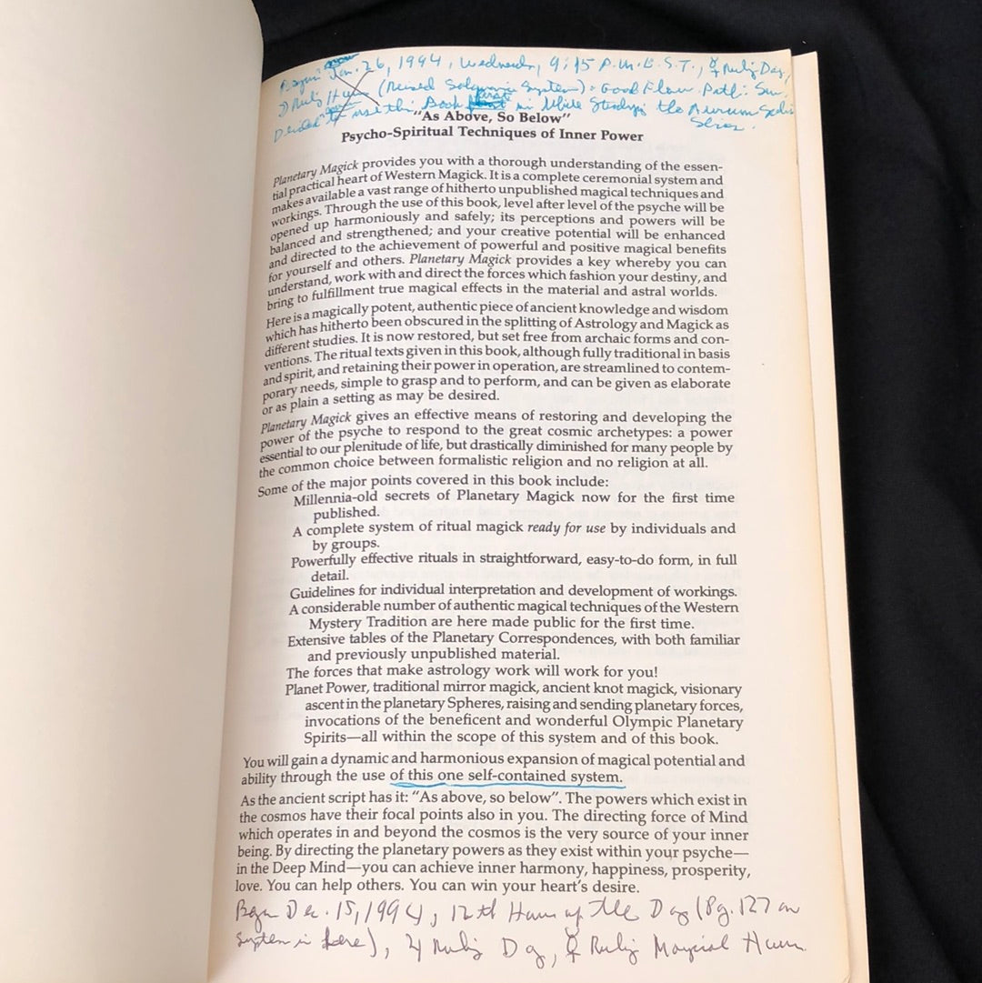 ‘Planetary Magick’ by Melita Denning & Osborne Phillips