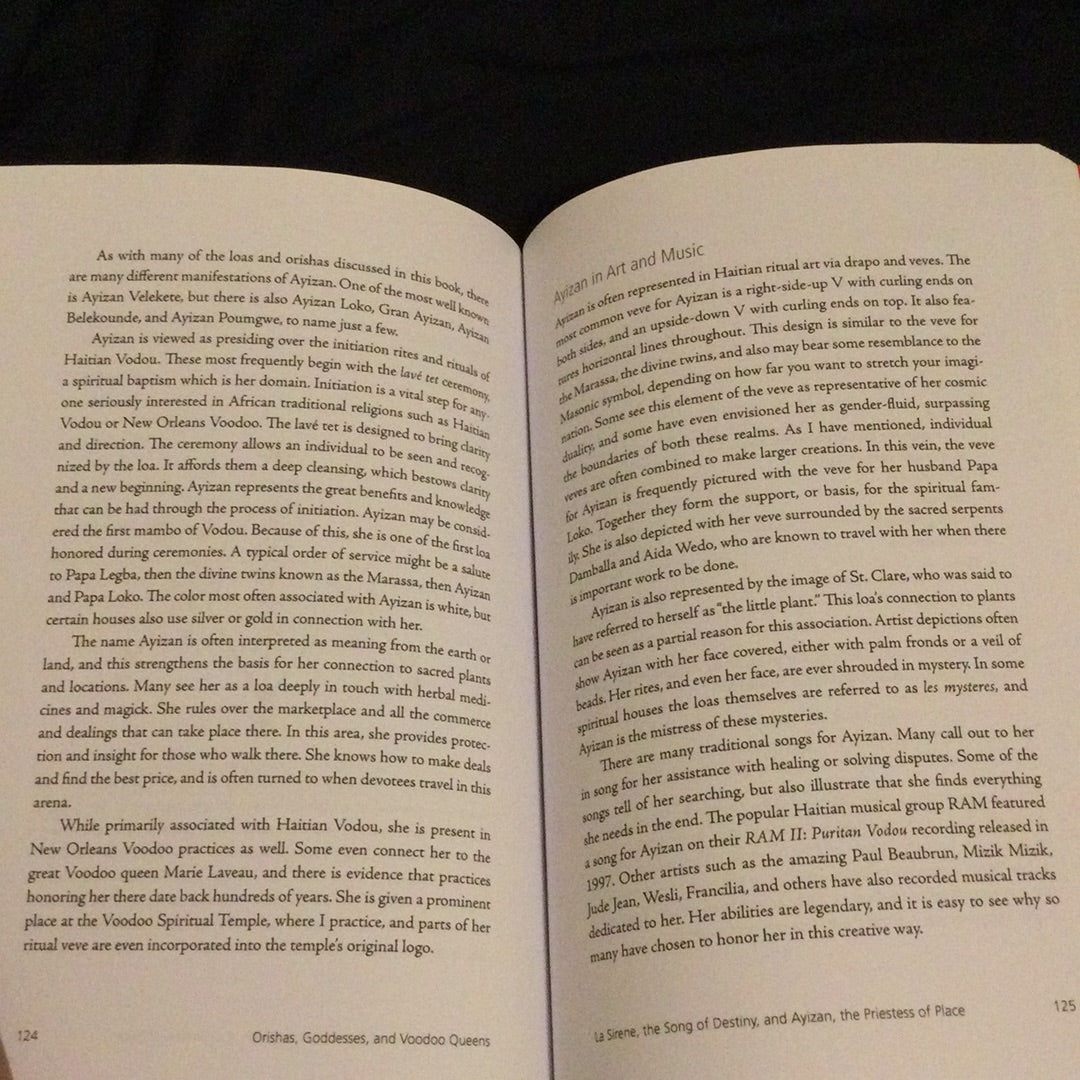 ‘Orishas, Goddesses, and Voodoo Queens, the Divine Feminine in the African Religious Traditions’ by Lilith Dorsey