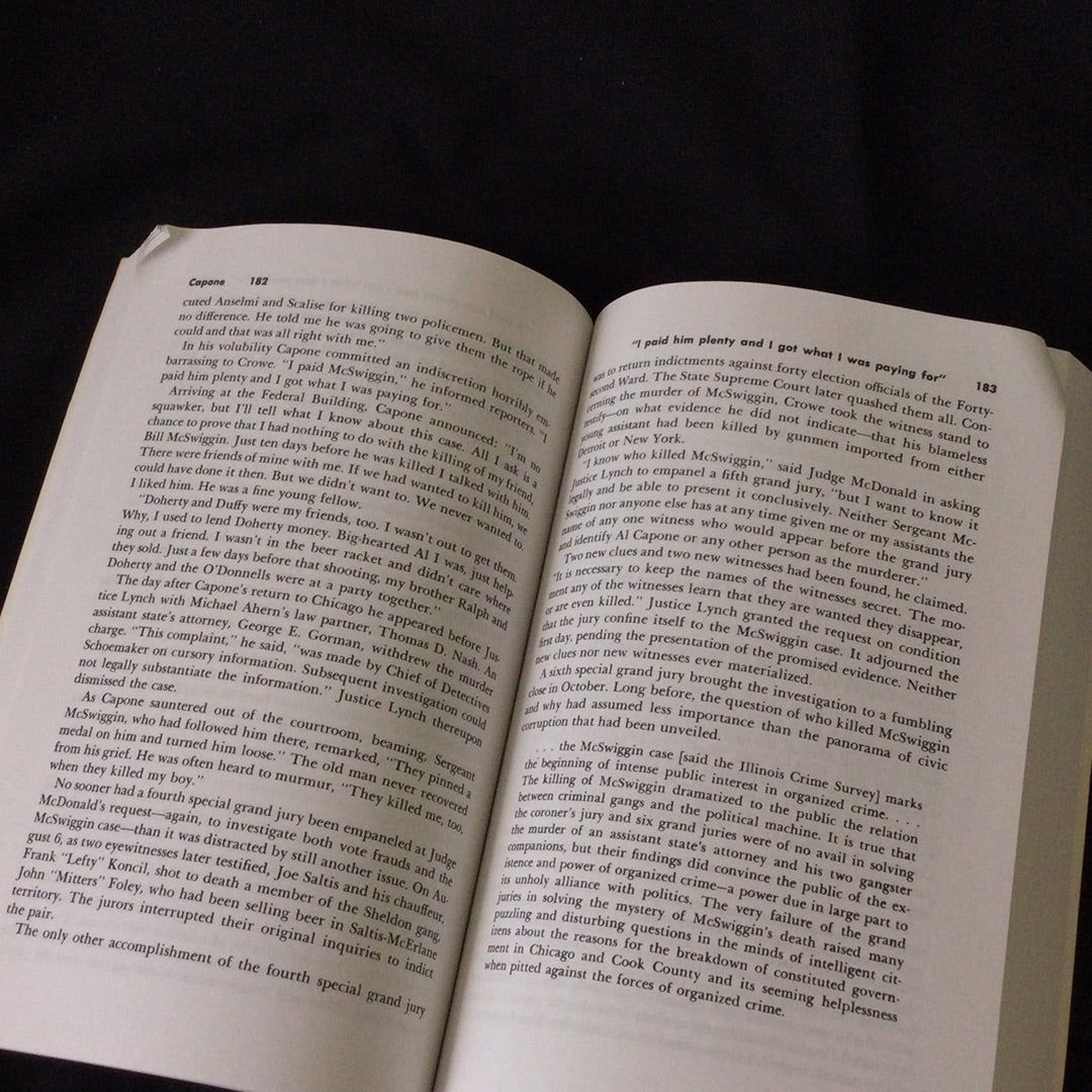 ‘Capone, The Life and World of Al Capone’ by John Kobler