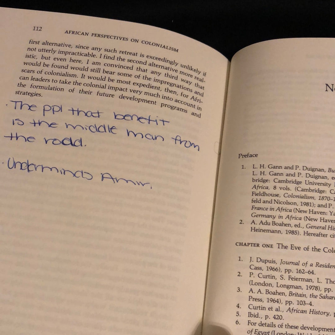 ‘African Perspectives on Colonialism’ by A. Adu Boahen