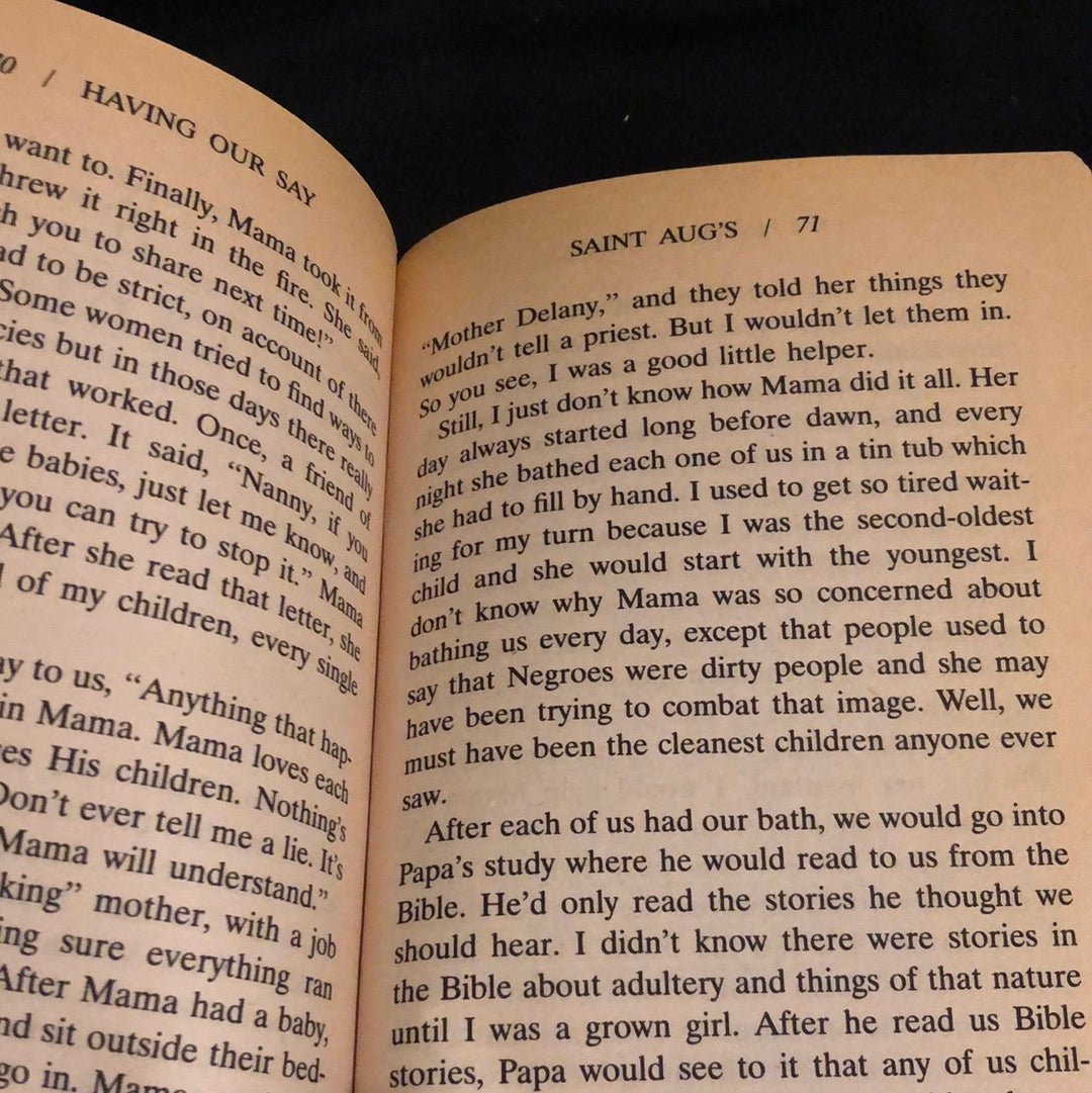 ‘Having Our Say’ by Sarah & Elizabeth Delany with Amy Hill Hearth