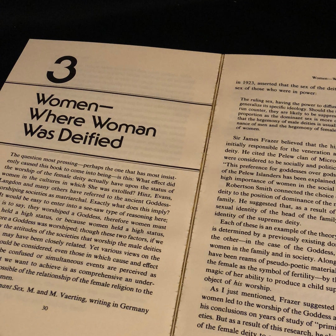 ‘When God Was A Woman’ by Merlin Stone