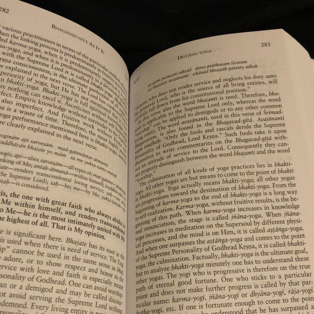 ‘Bhagavad Gita As It Is’