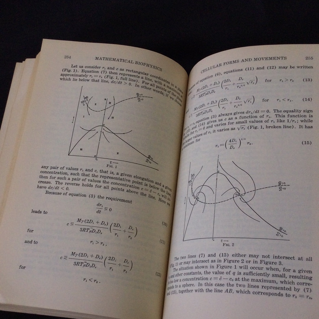 ‘Mathematical Biophysics Physico-Mathematical Foundations of Biology’ by N. Rashevsky