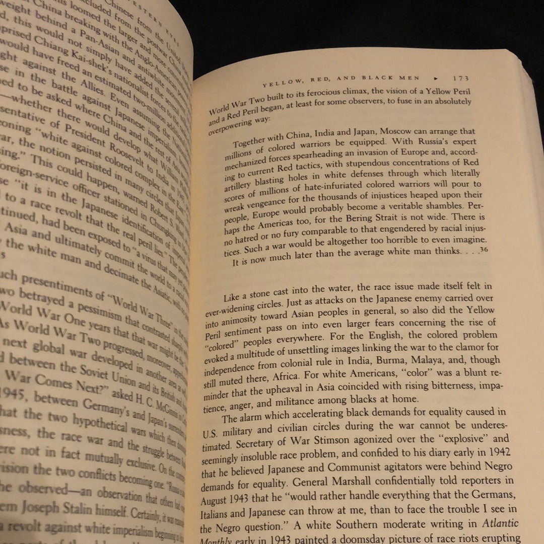 ‘War Without Mercy, Race and Power in the Pacific War’ by John W. Dower