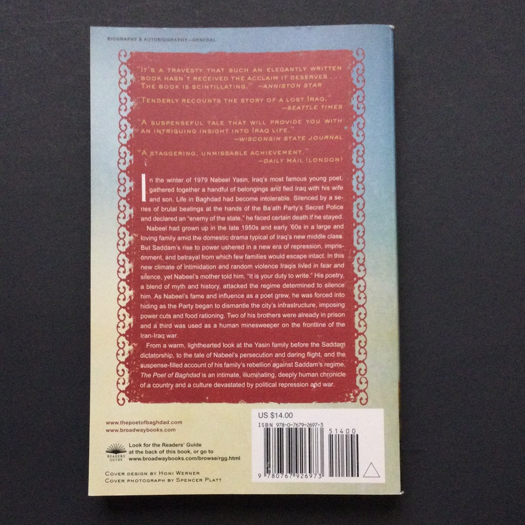 'The Poet of Baghdad: A True Story of Love and Defiance' by Jo Tatchell