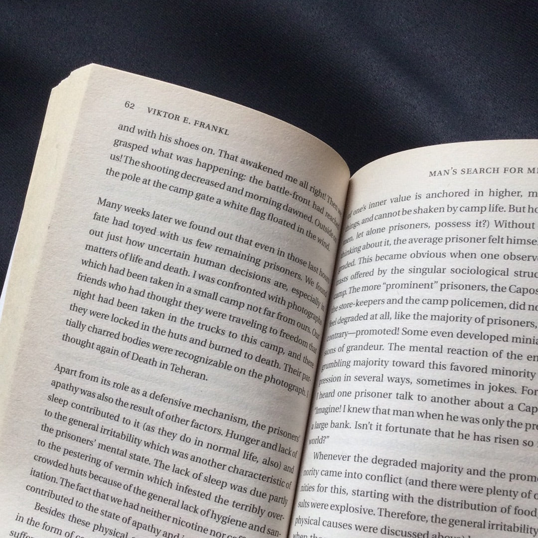 ‘Man’s Search for Meaning’ by Viktor E. Frankl