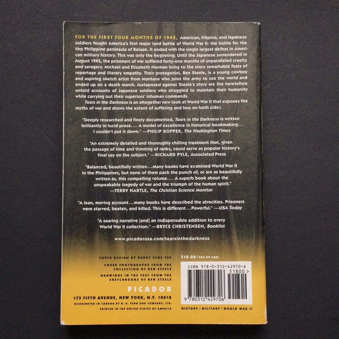 'Tears in the Darkness 1st' by Elizabeth Norman and Michael Norman