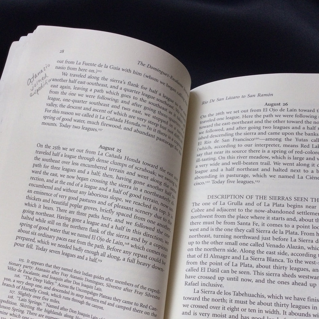 ‘The Dominguez-Escalante Journal, Their Expedition Through Colorado, Utah, Arizona, and New Mexico in 1776’ by Ted J. Warner & Fray Angelico Chavez