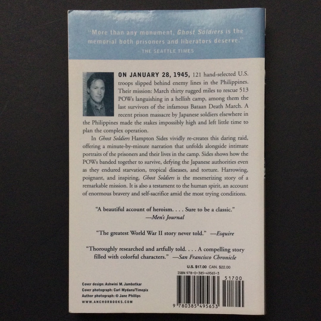 'Ghost Soldiers: The Epic Account of World War II's Greatest Rescue Mission' by Hampton Sides