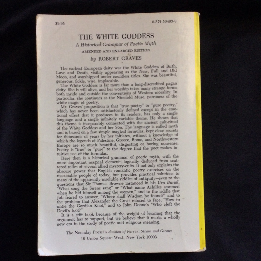 'The White Goddess' by Robert Graves