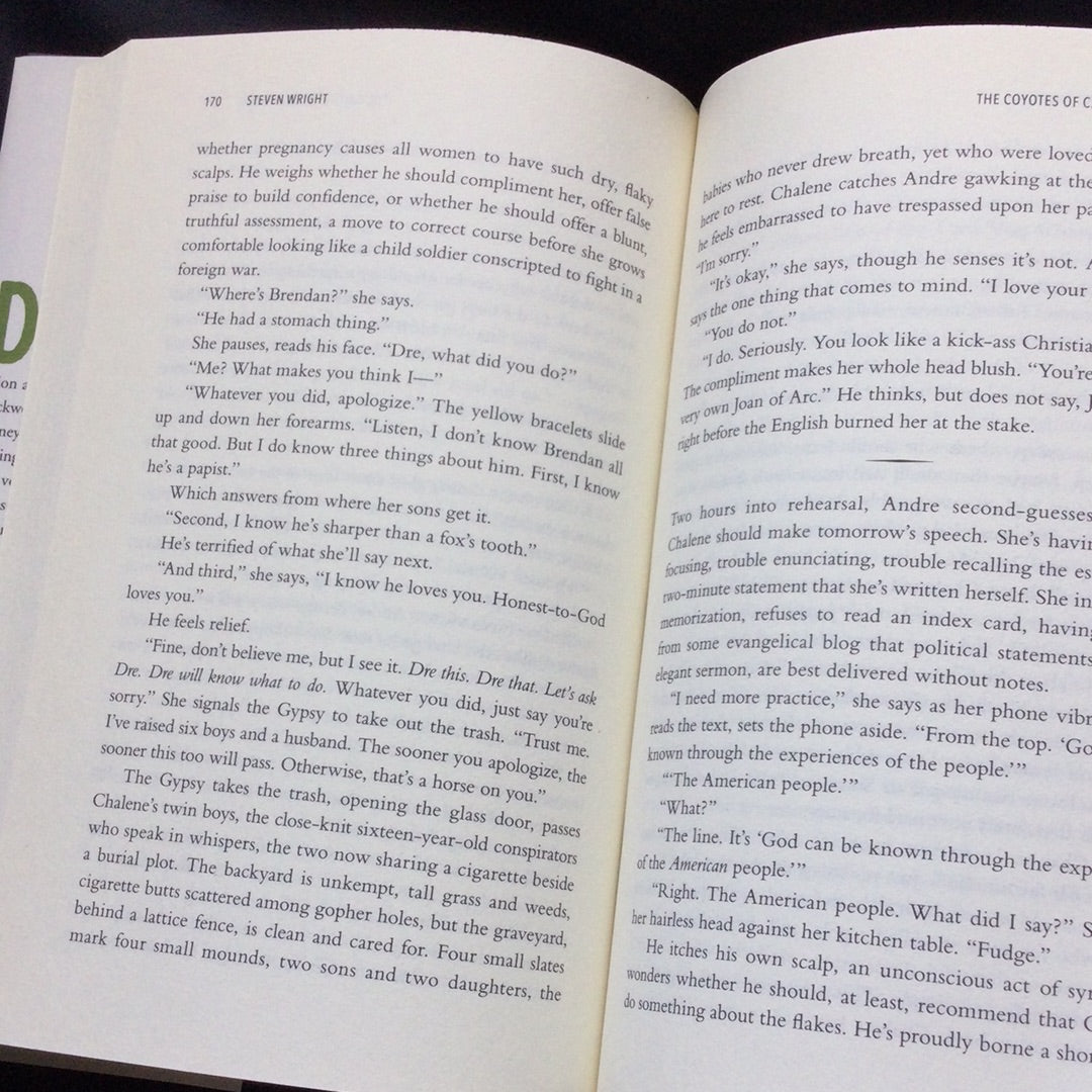 'The Coyotes of Carthage' by Steven Wright