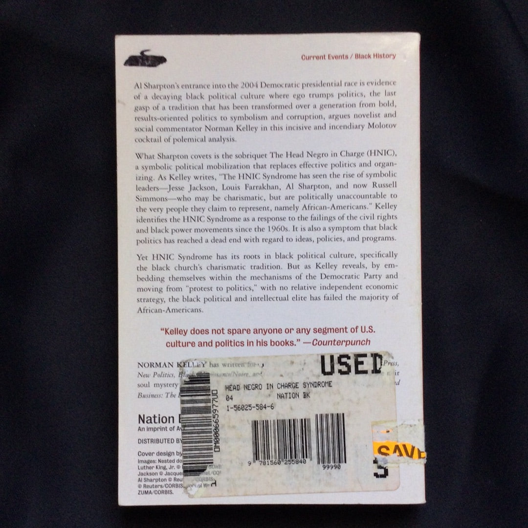 'The Head Negro in Charge Syndrome' by Norman Kelly