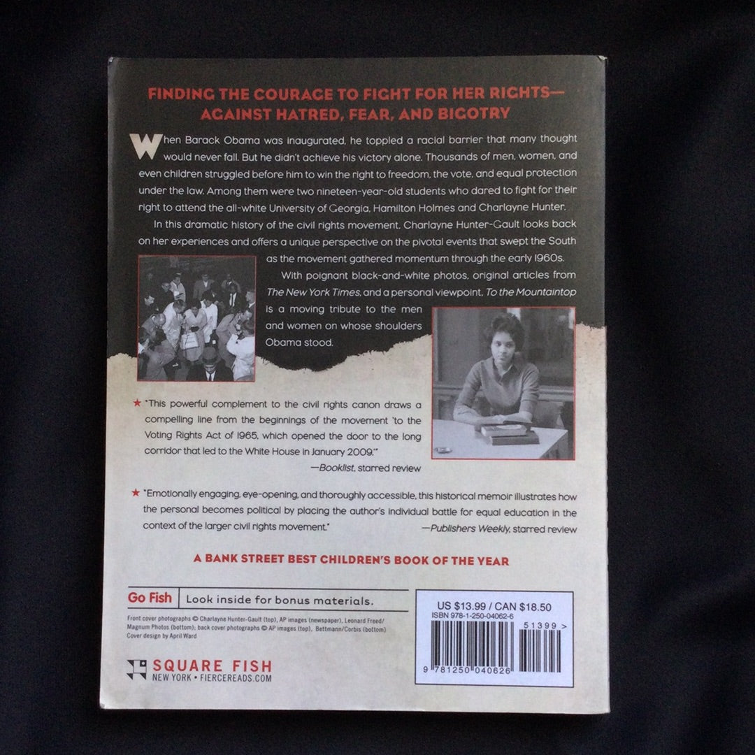 'To The Mountaintop' by Charlayne Hunter-Gault