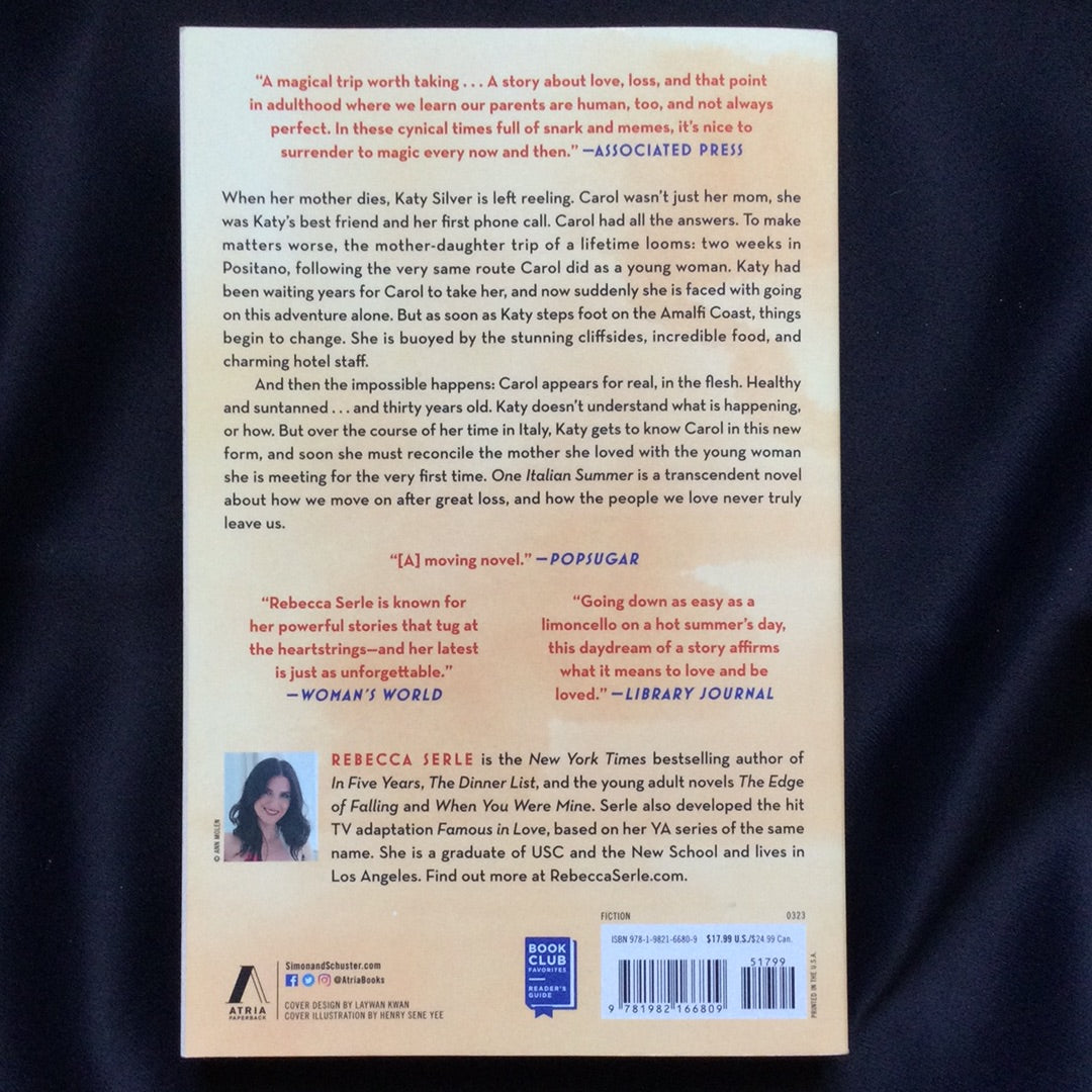 'One Italian Summer' by Rebecca Serle