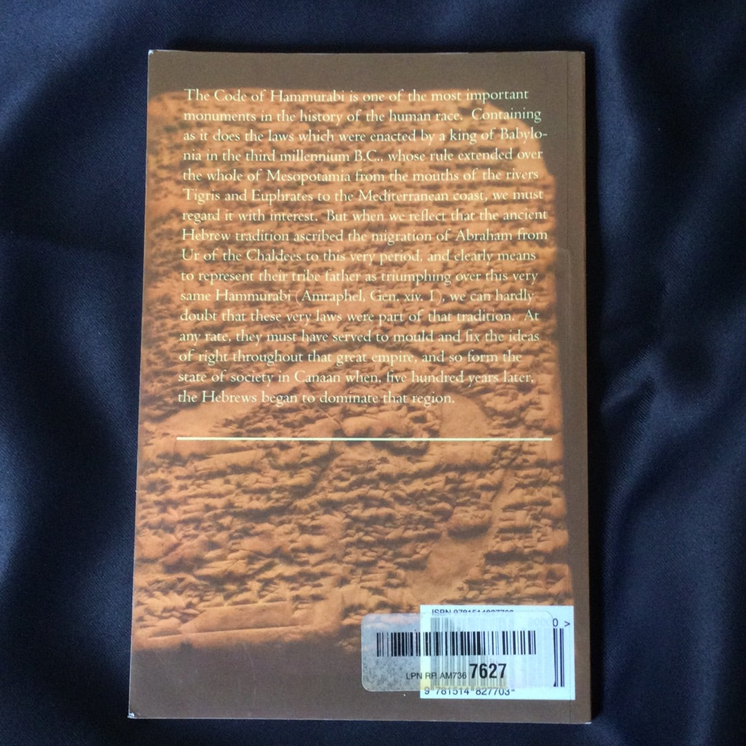 'The Code of Laws by Hammurabi' by Hammurabi