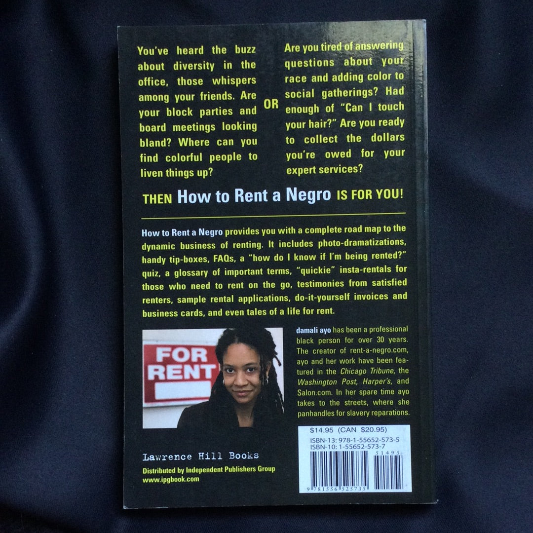 'How to Rent a Negro' by Damali Ayo