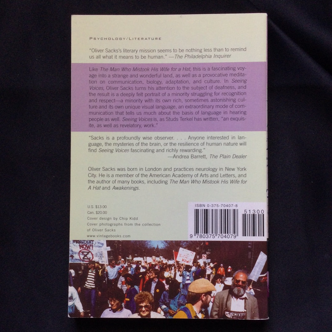 'Seeing Voices' by Oliver Sacks