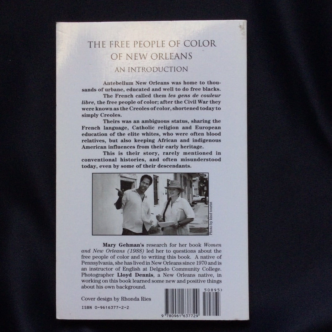 'The Free People of Color of New Orleans' by Mary Gehman