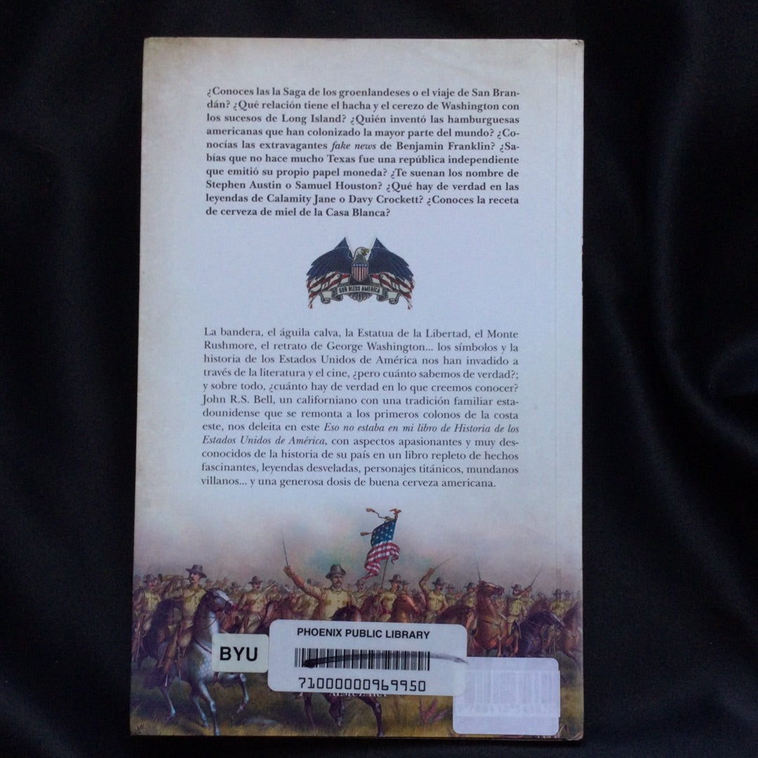 'Historia de los Estados Unidos de America' by John C.R. Bell