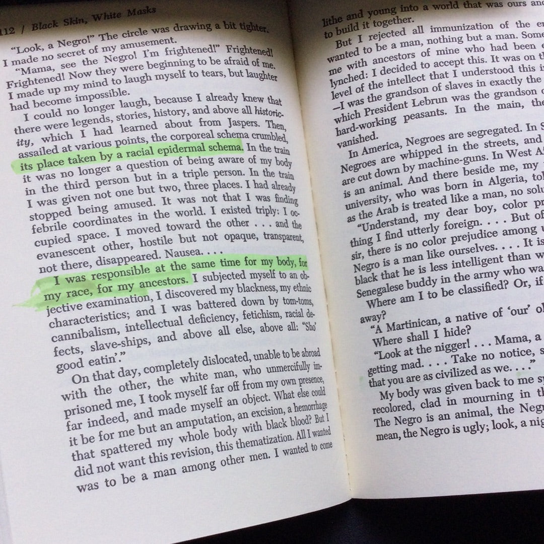 'Black Skin, White Masks' by Franz Fanon