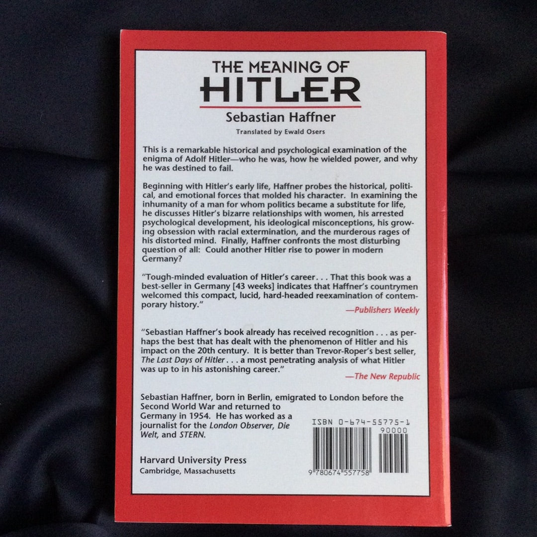 'The Meaning of Hitler' by Sebastian Haffner