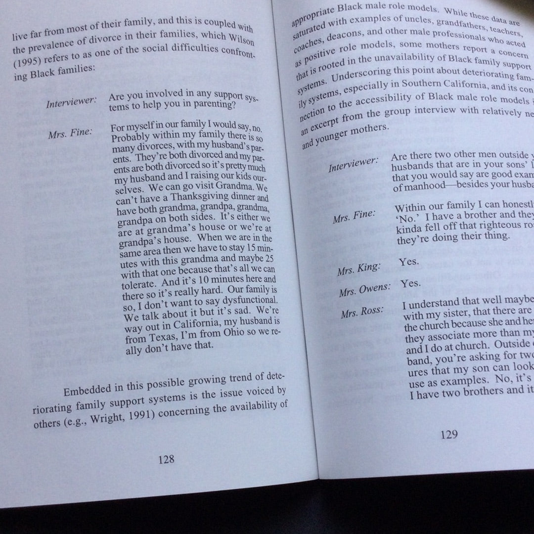 'Can Black Mothers Raise Our Sons?' by Lawson Bush V