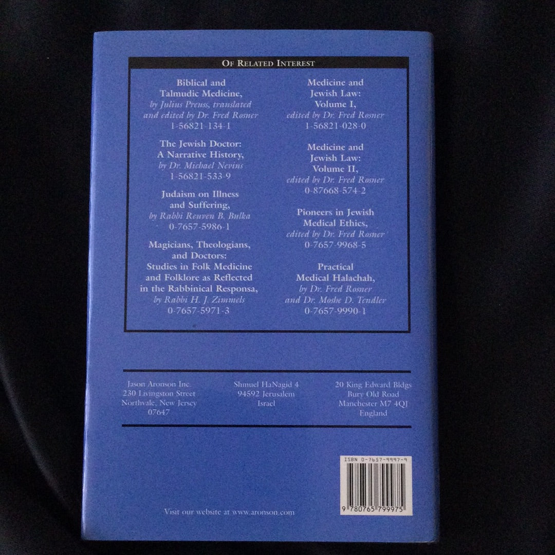 'Judaism, Medicine, and Healing' by Ronald H. Isaacs