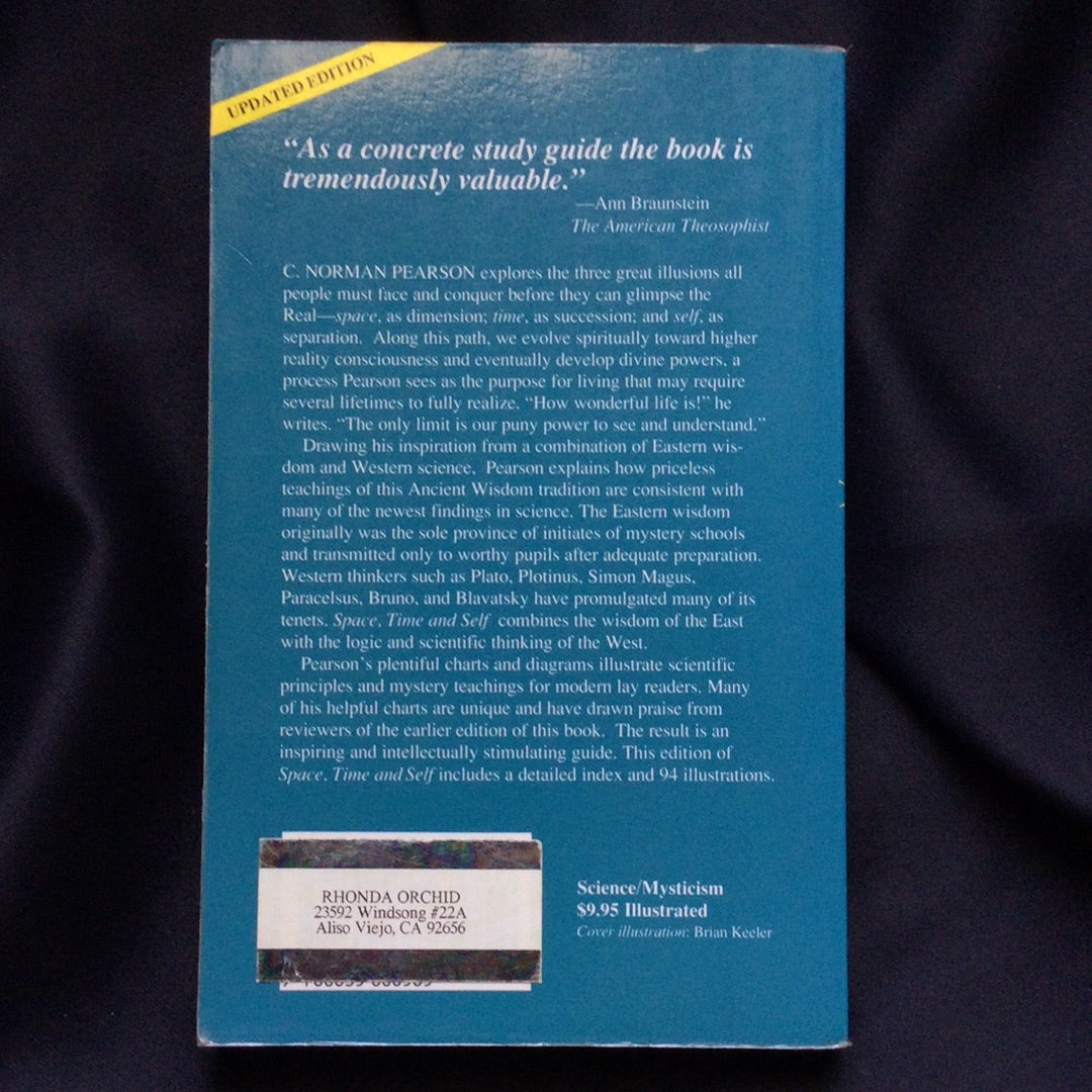 'Space, Time and Self, Three Mysteries of the Universe' by E. Norman Pearson