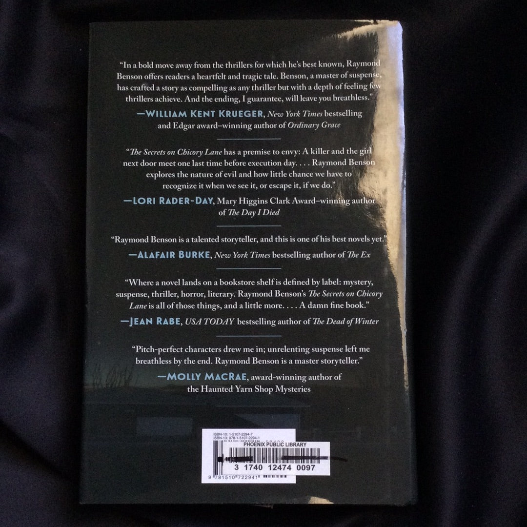 'The Secrets on Chicory Lane' by Raymond Benson