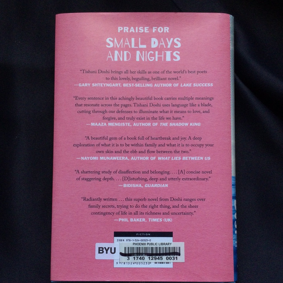 'Small Days and Nights' by Tishani Doshi