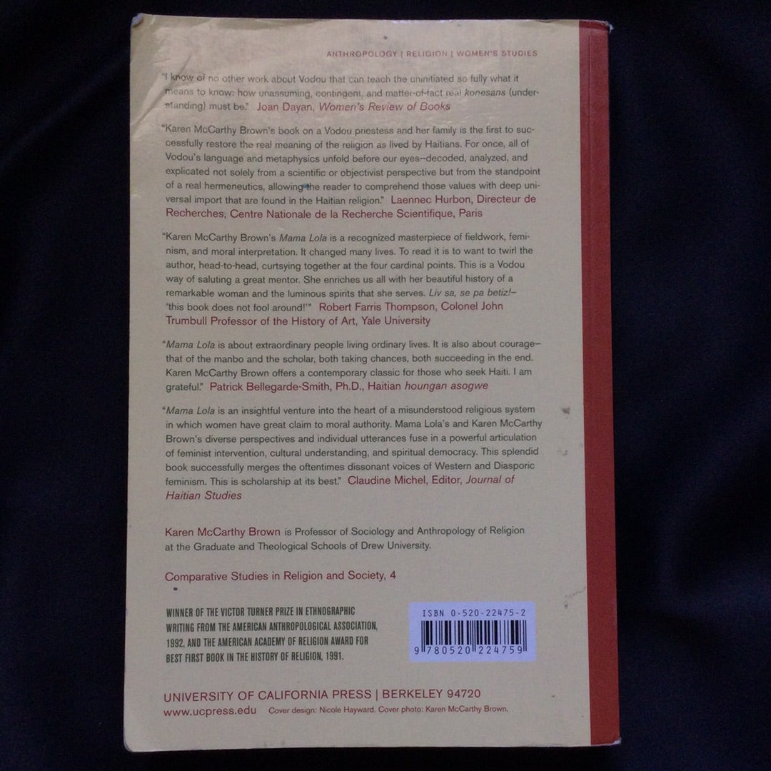 'Mama Lola, A Vodou Priestess in Brooklyn' by Karen McCarthy Brown