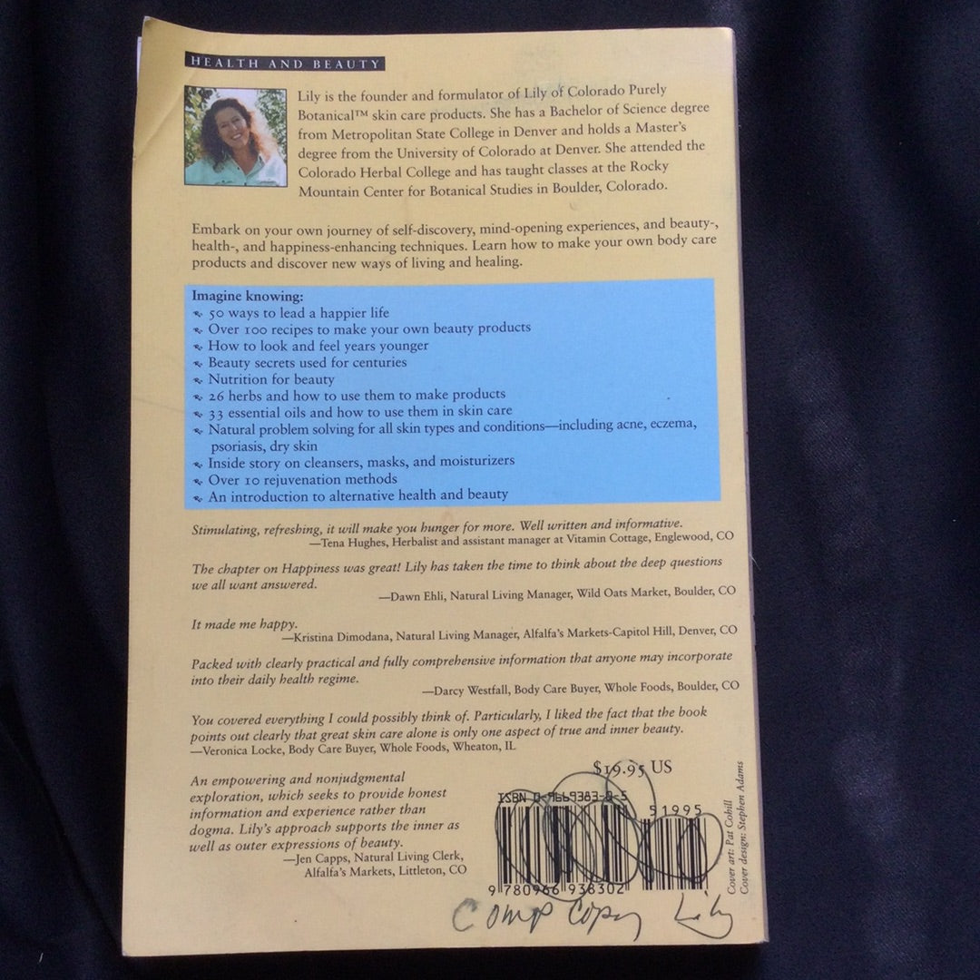 'Beauty, Health, and Happiness, A Way of Life' by Lily