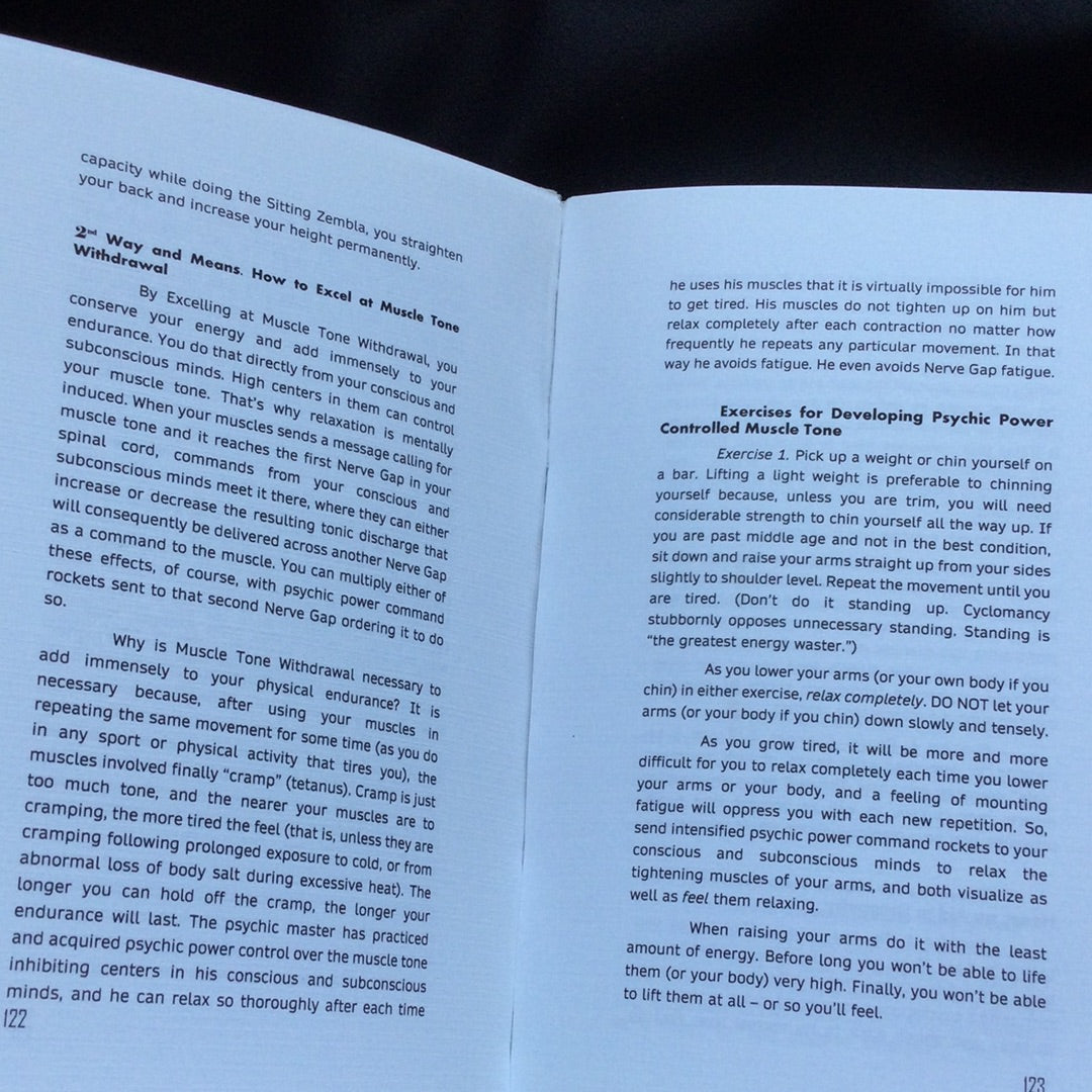 'Cyclomancy The Secret of Psychic Power Control' by Frank Rudolph Young [REPRINT]