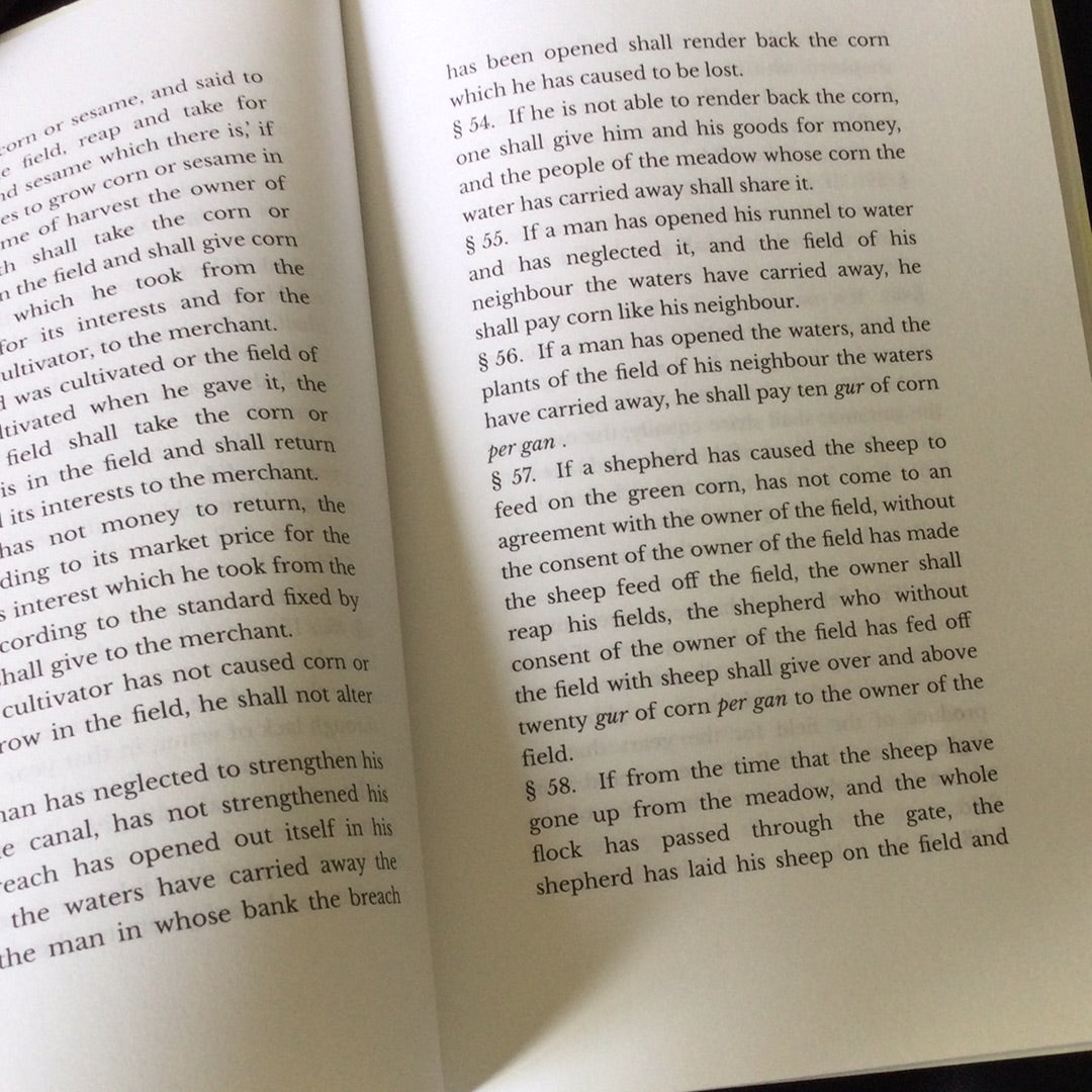 'The Code of Laws by Hammurabi' by Hammurabi