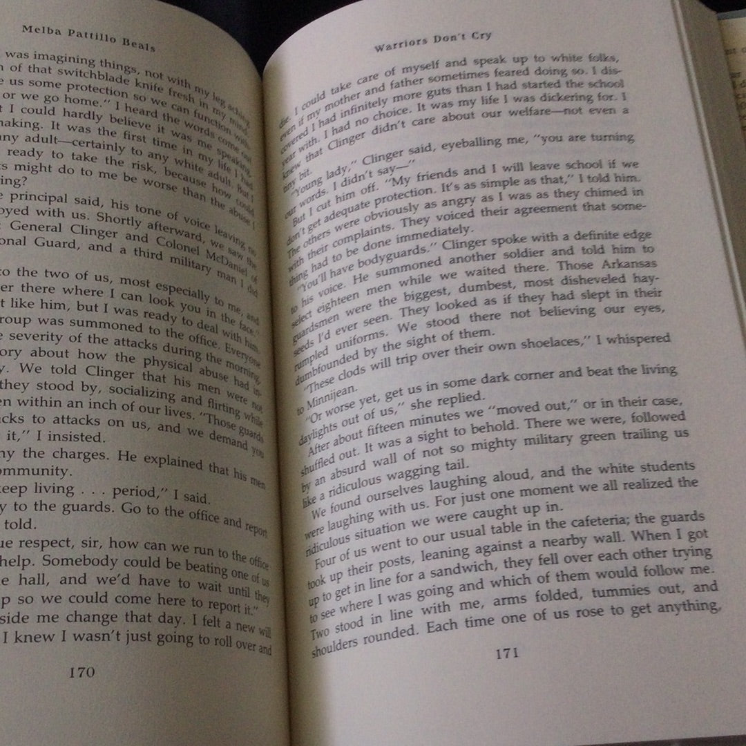 'Warriors Don't Cry, A Searing Memoir of the Battle to Integrate Little Rock's Central High' by Melba Pattillo Beals