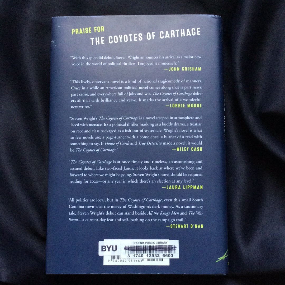 'The Coyotes of Carthage' by Steven Wright