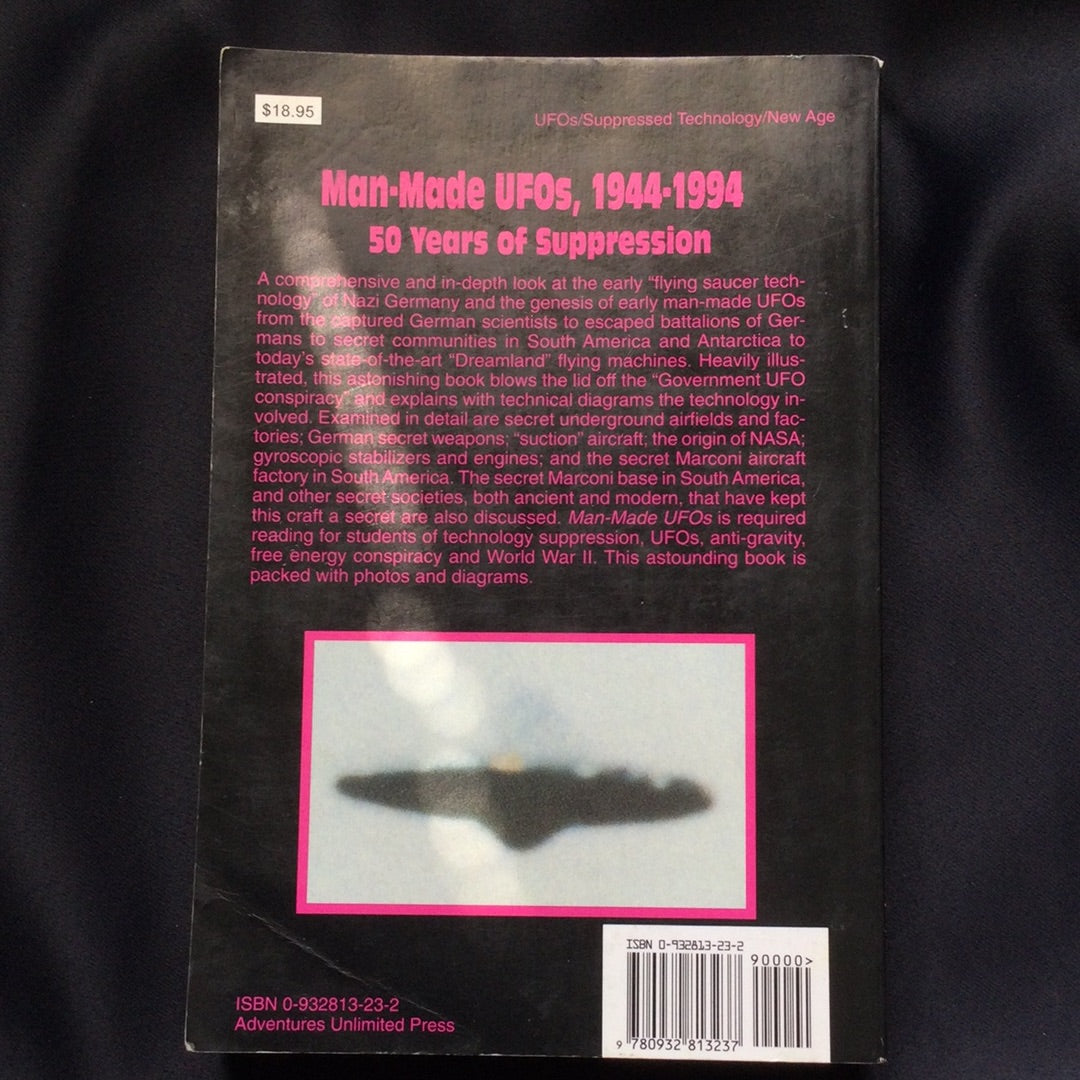 'Man-Made UFOs 1944-1994' by Renato Vesco & David Hatcher Childress