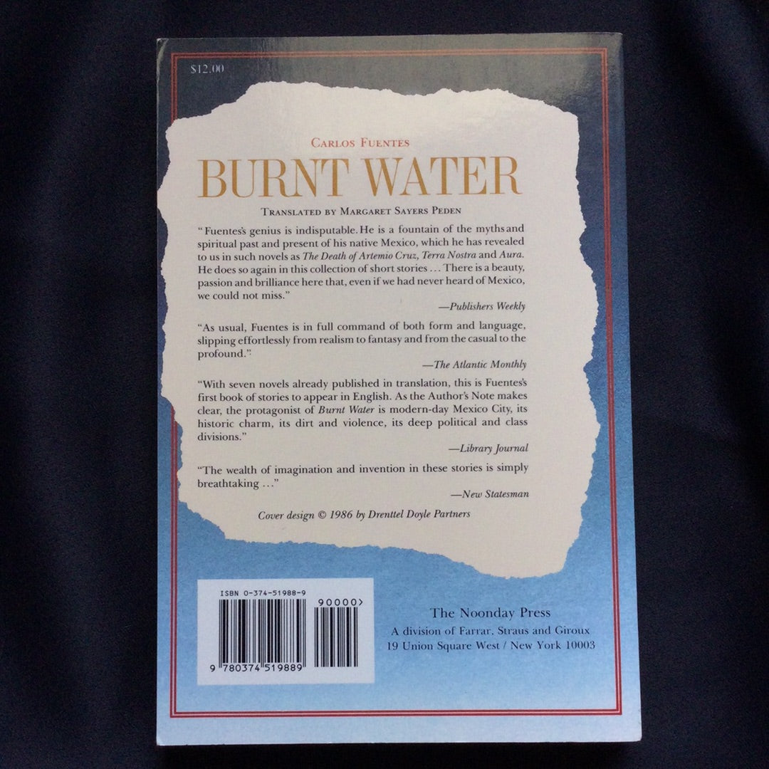'Burnt Water' by Carlos Fuentes