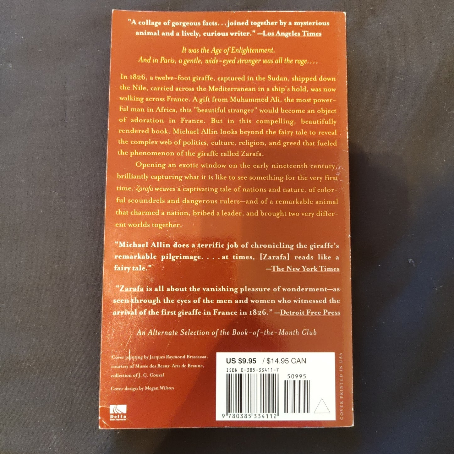 'Zarafa' by Michael Allin